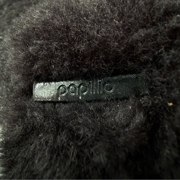 Women’s Birkenstock Papillio Fanny Teddy Shearling Mule Wedge Clog US 9 EU 40 - Picture 10 of 16